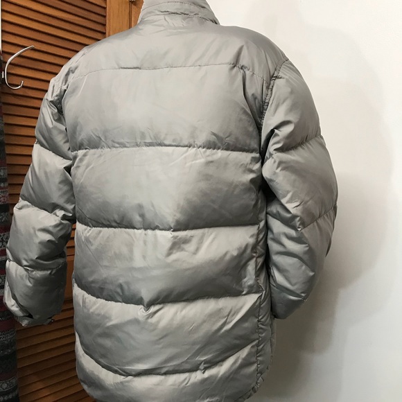 Old Navy Brand Boys Puffy Grey Jacket EUC - Picture 2 of 8